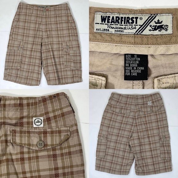 Set Of Two WearFirts Kids Cargo Shorts - Picture 2 of 6